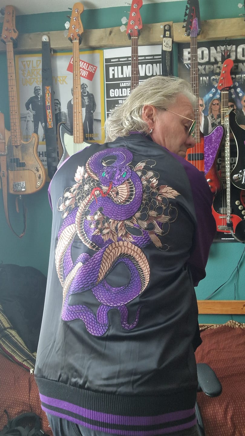 Customer photo review of Violet Viper Sukajan Jacket