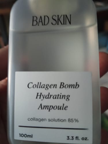 Customer photo review of Bad Skin™ Korean Collagen Bomb Hydrating Ampoule