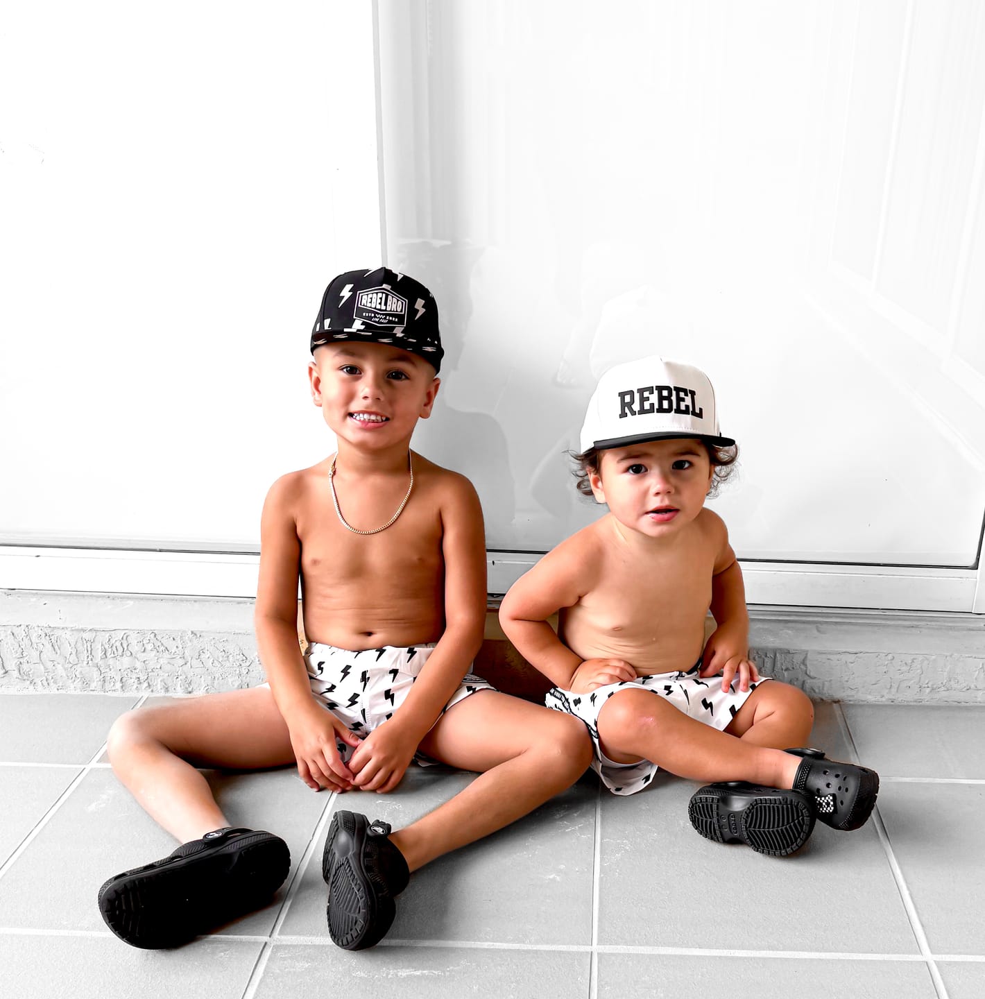 Customer photo review of Hybrid Swim Trunks in Bowie
