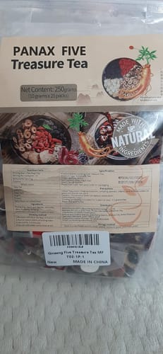 Customer photo review of Panax & Mulberry Herbal Tea