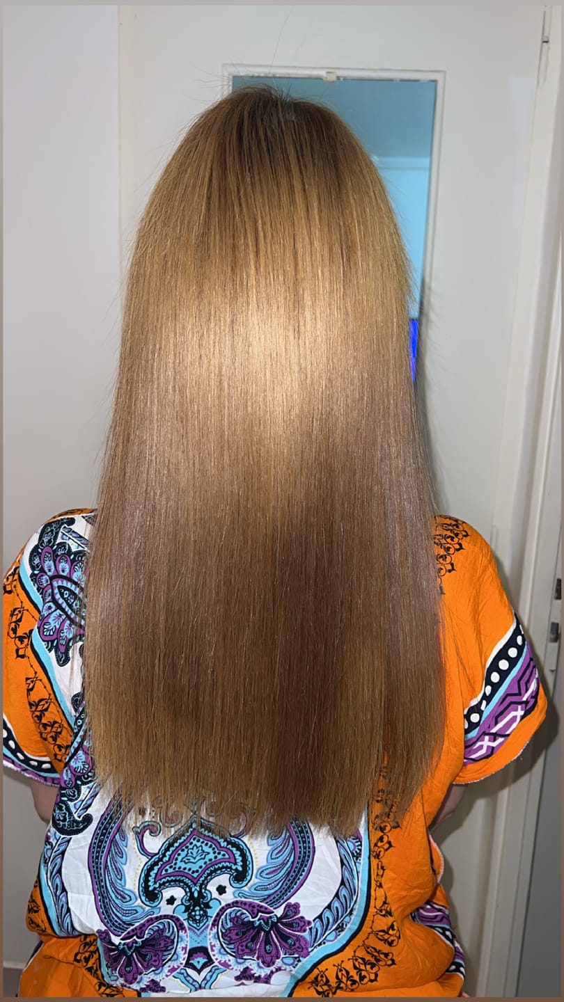 Customer photo review of Lissage Au Tanin Kera Glow