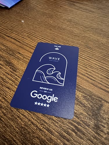Customer photo review of RATECARDS™ - VIP Customized Design