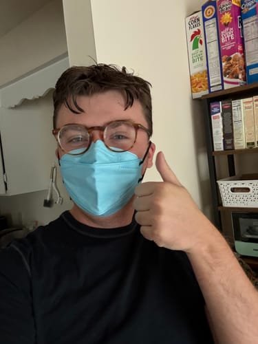 Customer photo review of KN95 Respirator Face Mask: Unity Bundle (20 colors)