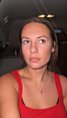 Customer photo review of Peptide Tubing Mascara