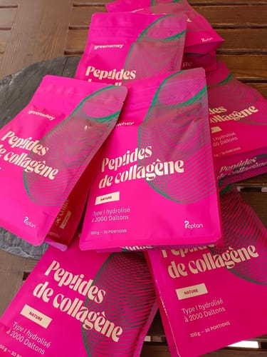 Customer photo review of Peptides de Collagène PEPTAN®