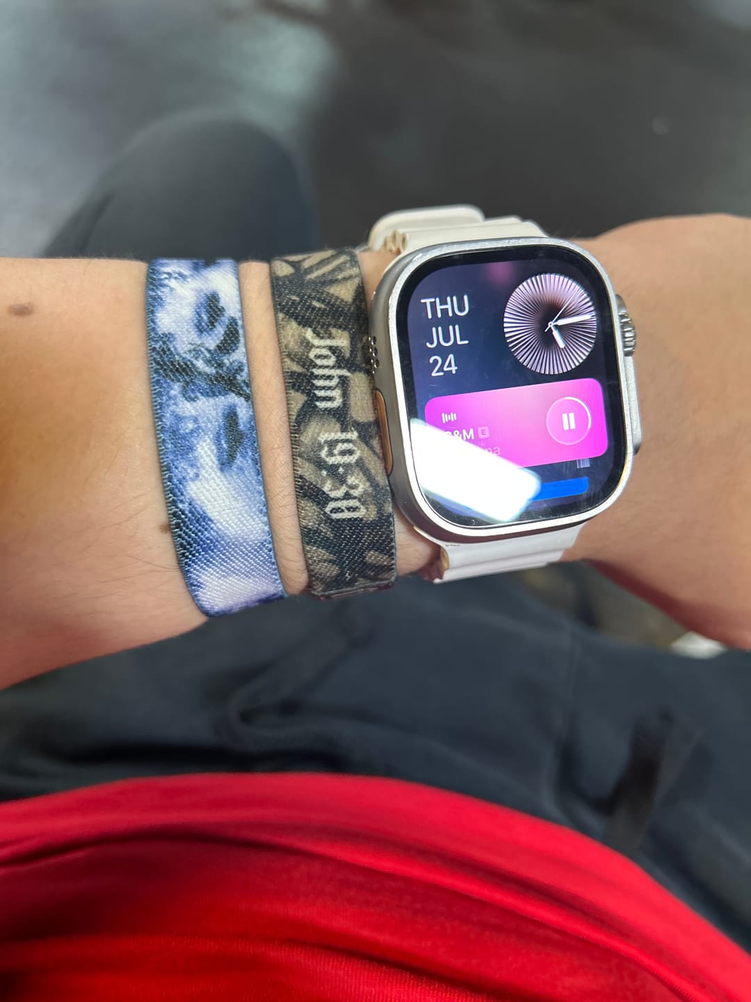 Customer photo review of Archangel Michael Wrist Band