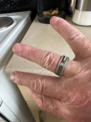 Customer photo review of Palestine Heritage Ring