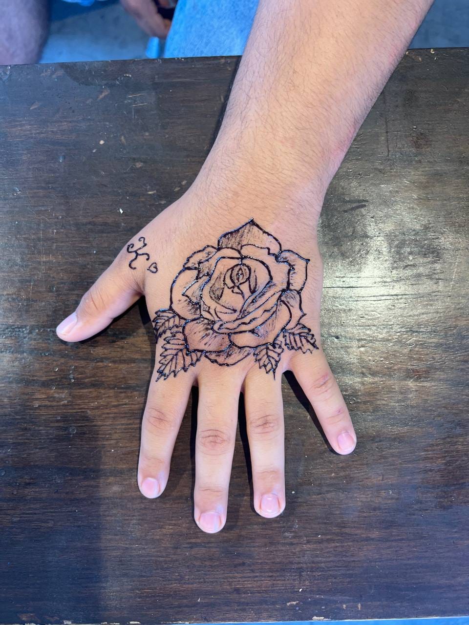 Customer photo review of 8 Ounce Bottle of Fresh Jagua tattoo Gel