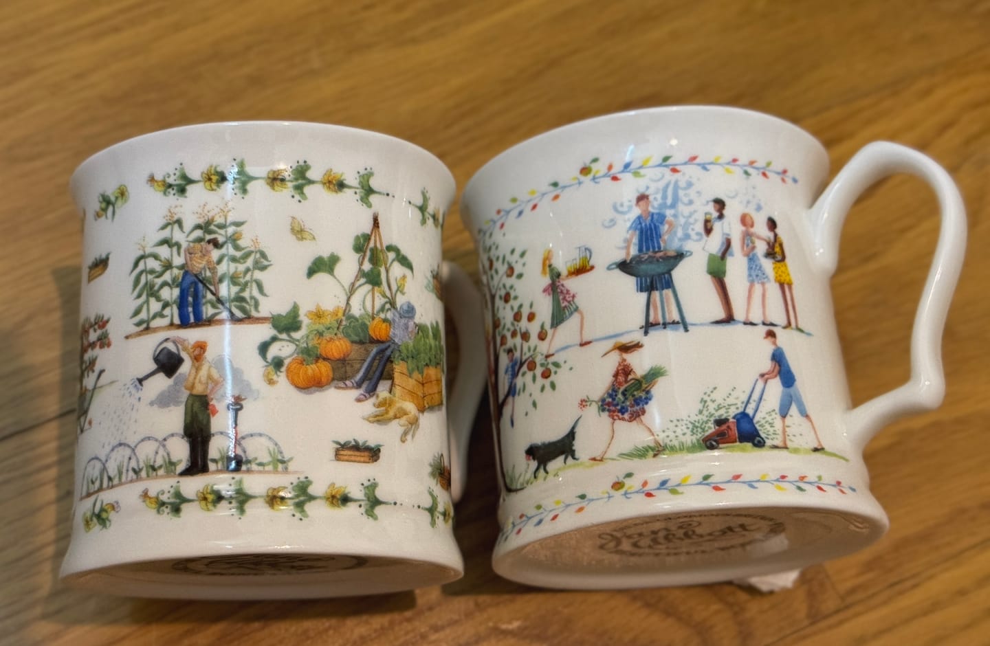 Customer photo review of Jane Abbott Tasse - Gemüsegarten