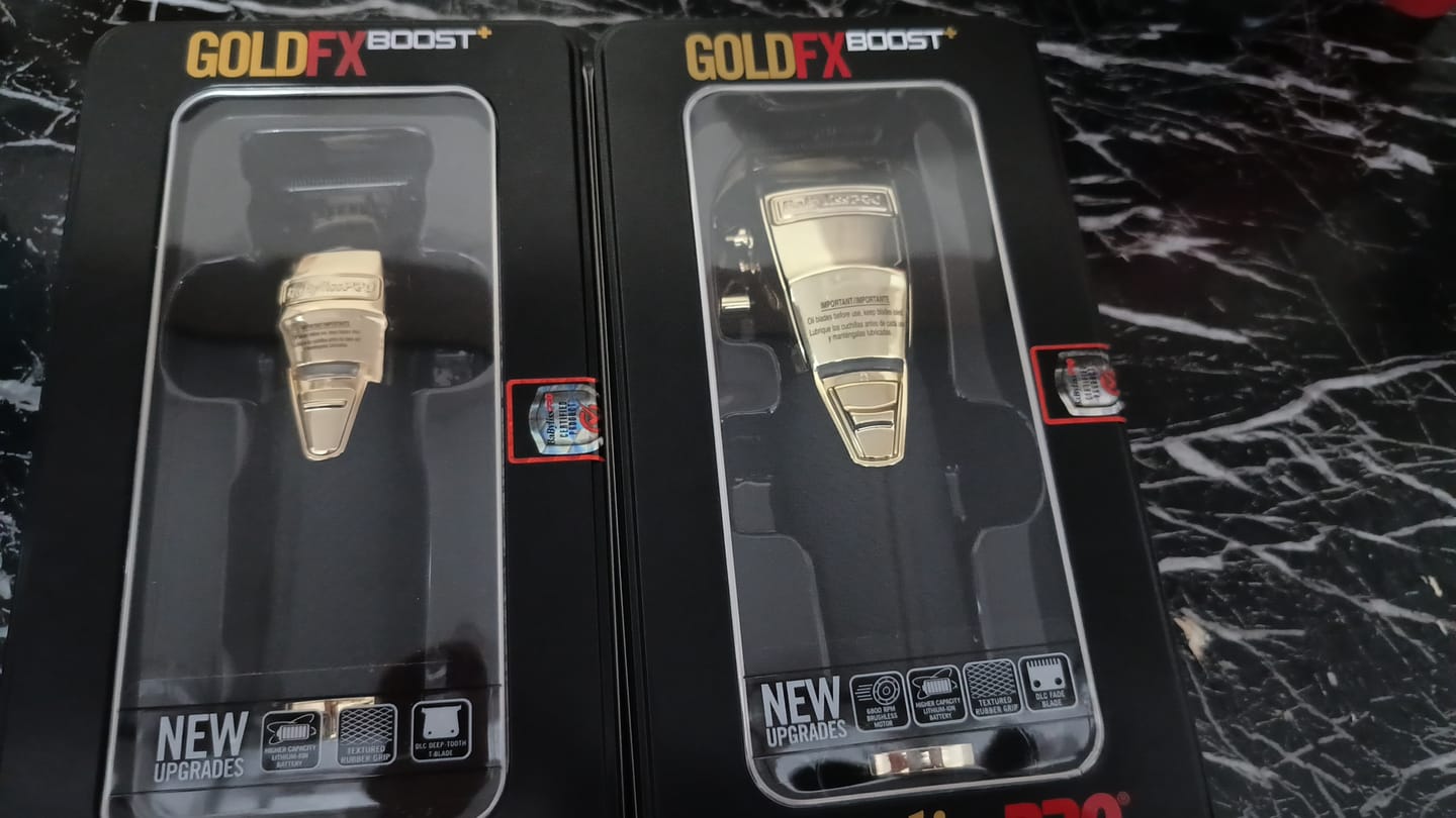 Customer photo review of BaByliss PRO - Combo Clipper Boost+ & Trimmer Boost+ GOLD