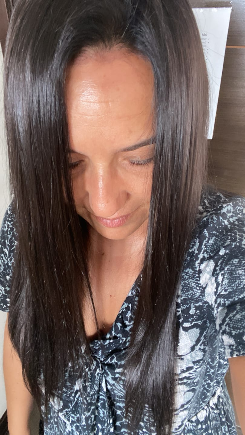 Customer photo review of Acondicionador Post-Alisado 300 ml