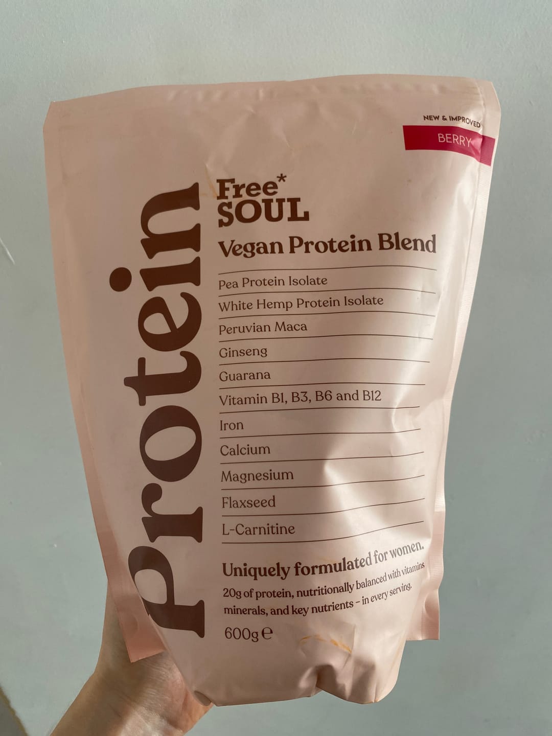 Customer photo review of Vegan Protein Blend