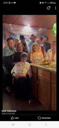 Customer photo review of Replay-able Wine Tasting Murder Mystery Dinner Party Game for Up to 20 Adults – Host Your Own Wine-Themed Game Night – Physical Kit