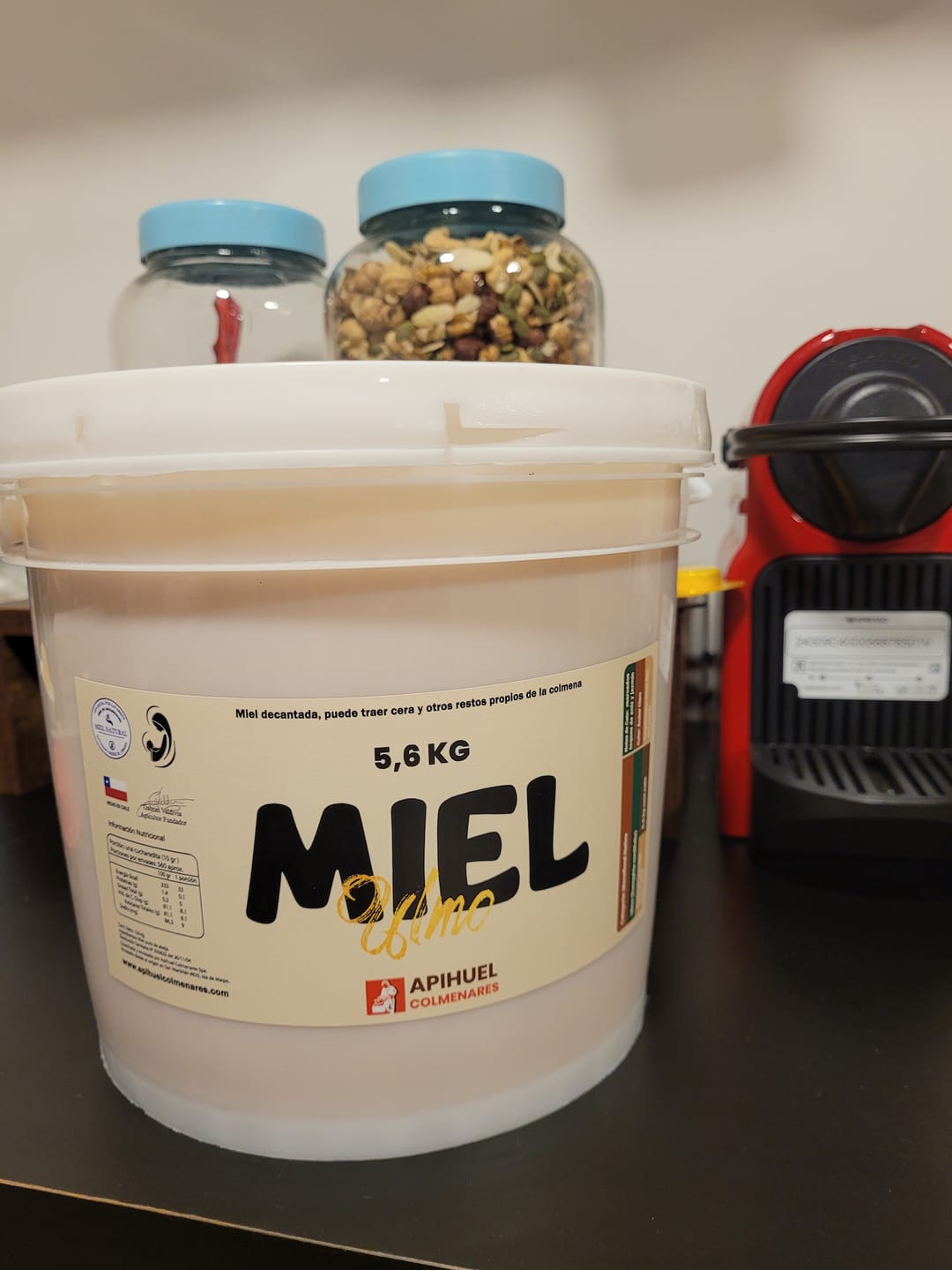 Customer photo review of Balde Miel de Ulmo 5,6 kg + envío GRATIS