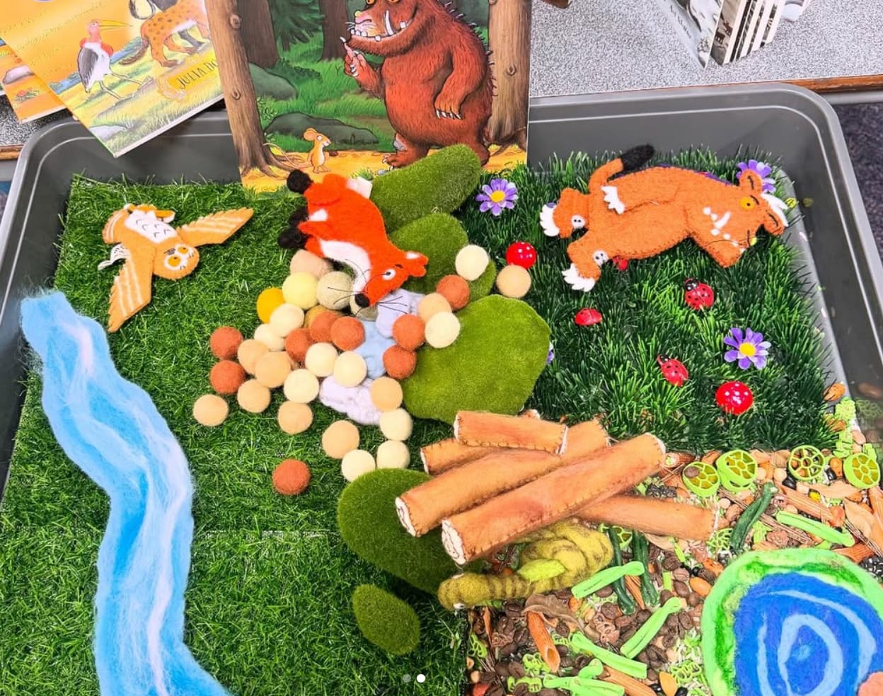 Customer photo review of The Gruffalo® Finger Puppets Set