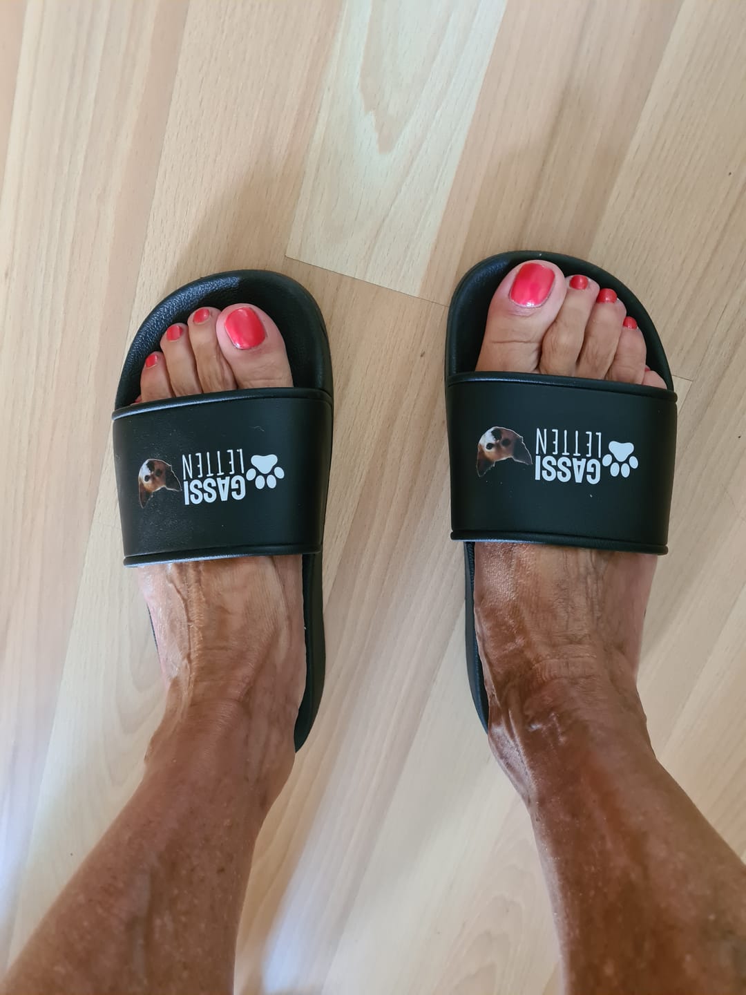 Customer photo review of Gassiletten - Individuelle Badelatschen