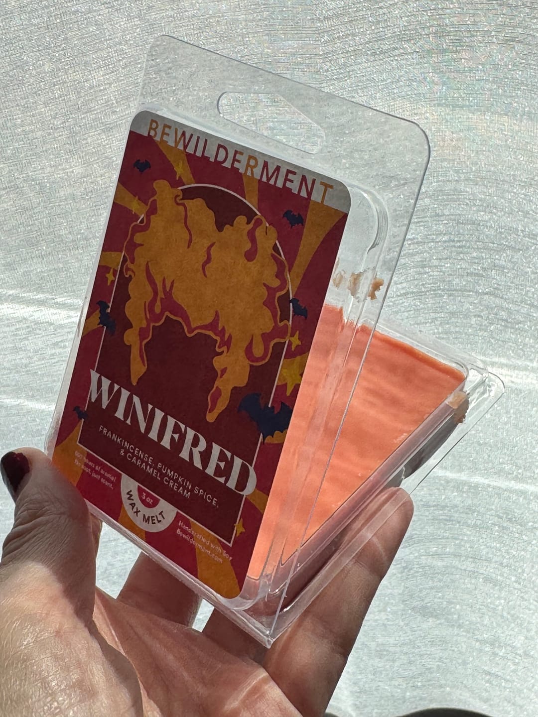 Customer photo review of Winifred Wax Melts