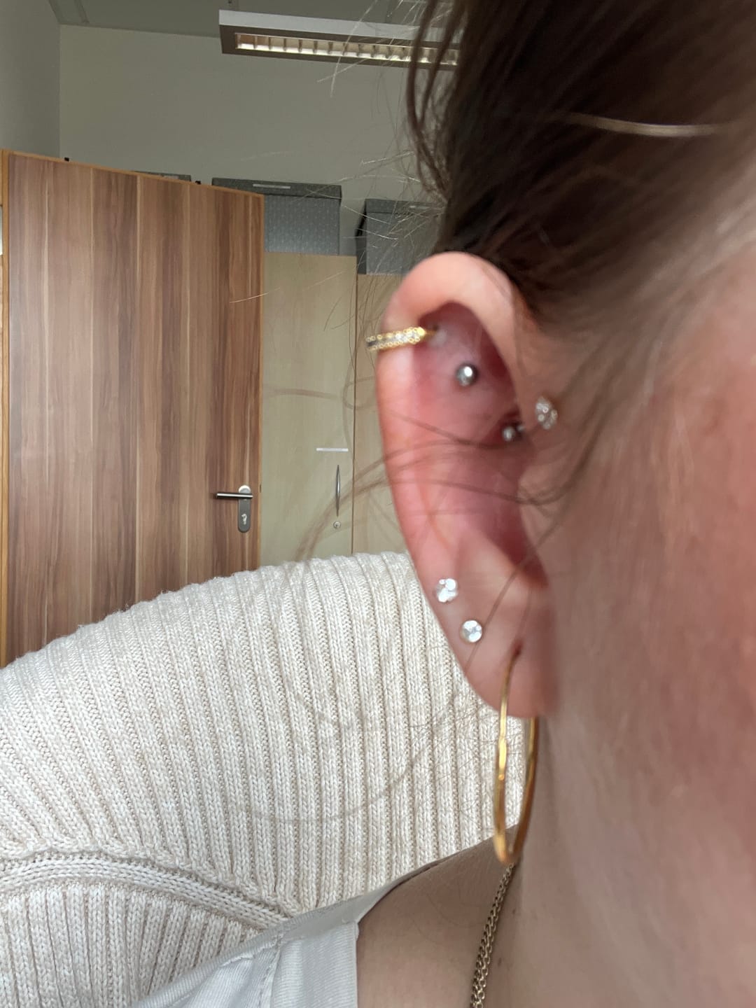 Customer photo review of Britney Piercing | Titan