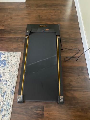 Customer photo review of BestGod T1 Classic 5% Incline Under Desk Walking Pad, 330 Lbs