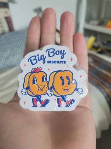 Customer photo review of 500 2.5" Custom Vinyl Stickers