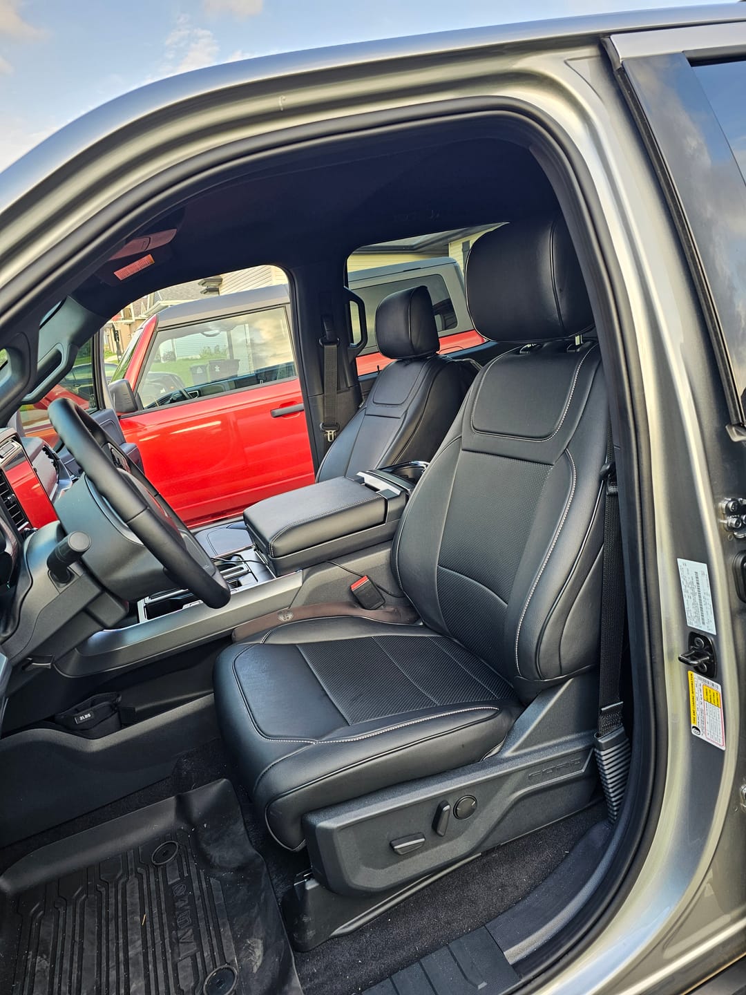 Customer photo review of 2021+ Ford F-150 / 23+ F-250 F-350 Custom Seat Covers