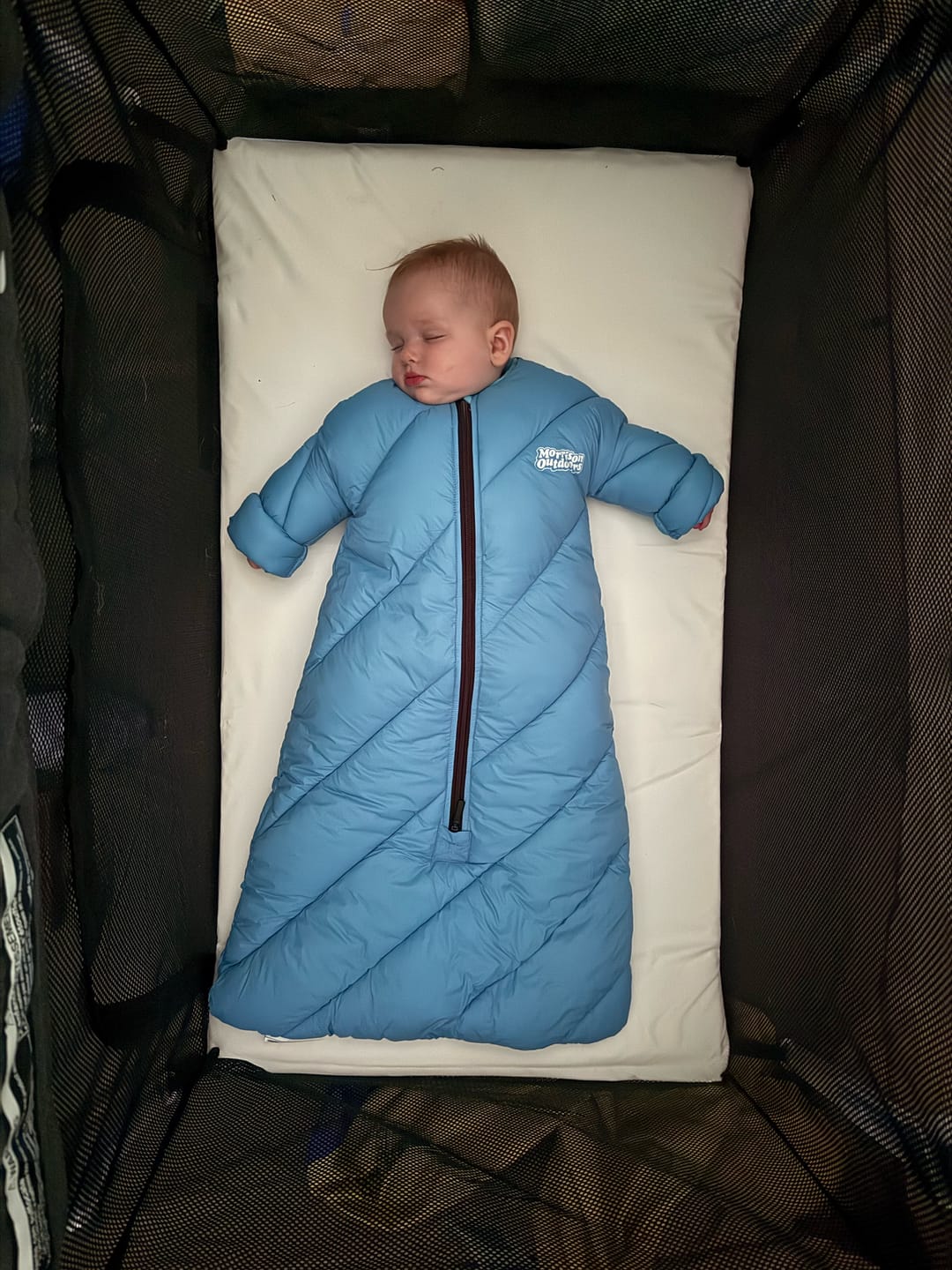 Customer photo review of Little Mo Baby Sleeping Bag (6-18 months)