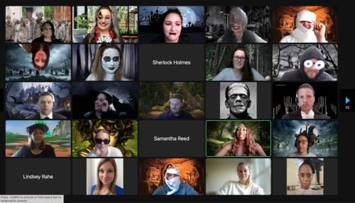 Customer photo review of Replay-able Haunted House Murder Mystery Dinner Party Game for Up to 20 Adults - Host A Halloween Dinner Party Game Night – Classic Monsters Fancy Dress Dinner PartyV2