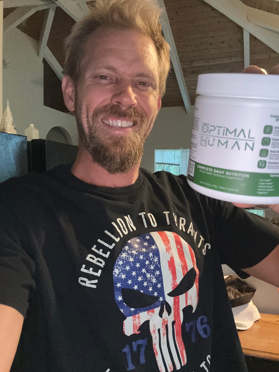 Customer photo review of Optimal Human - Superfood Greens