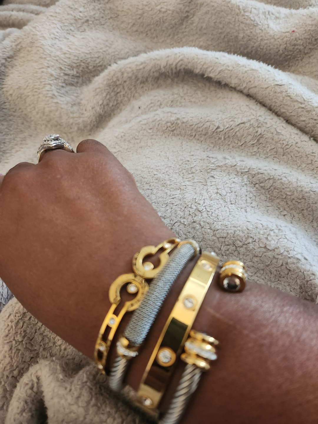 Customer photo review of Ana Lucia Bracelet Stack
