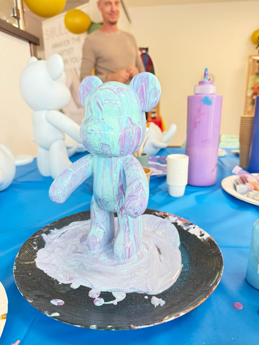 Customer photo review of SoulBear Kreativ-Set – Bemalbarer Bär für Kinder & Familien