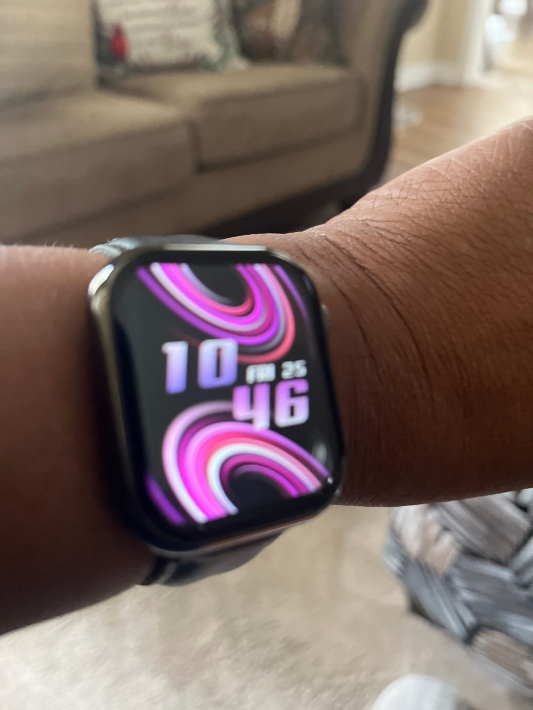Customer photo review of Bearscome Blood Sugar Blood Pressure Blood oxygen Sleep Monitoring Waterproof Smartwatch