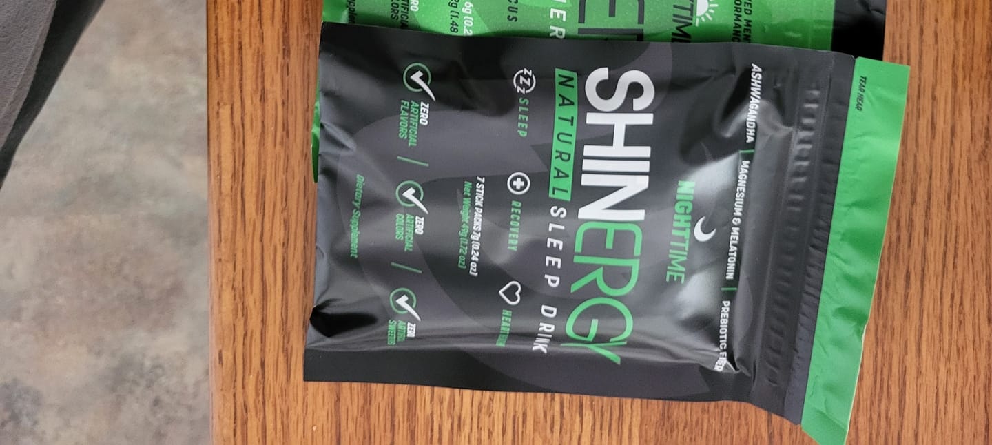 Customer photo review of Shinergy Nighttime Drink