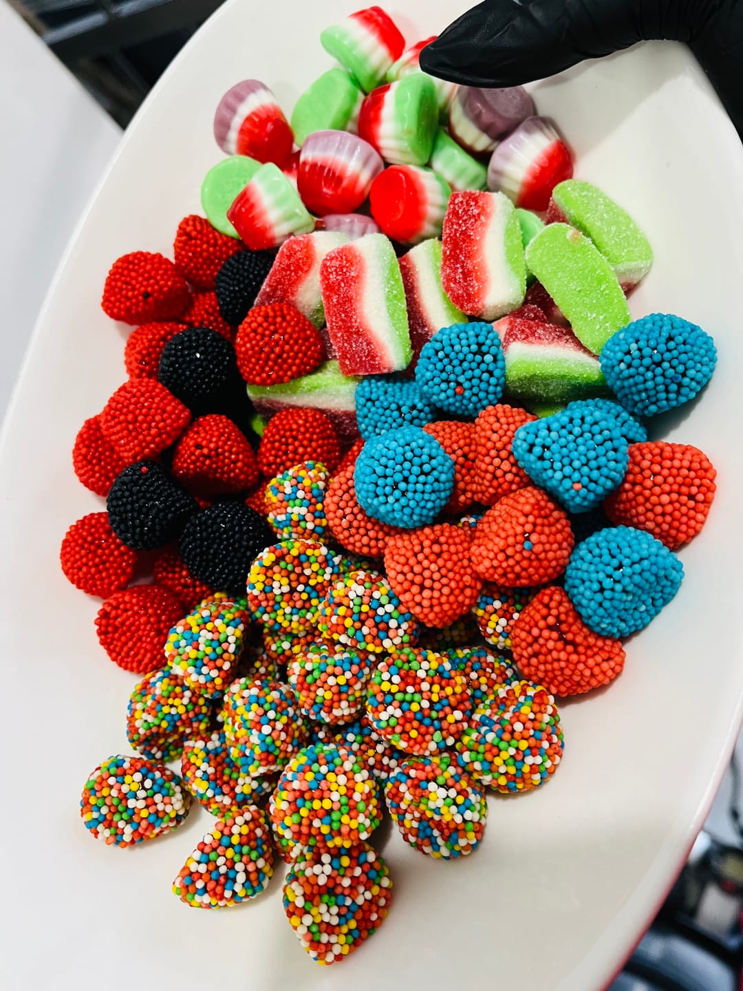 Customer photo review of Kings Gummies - Pink and Blue Berries 1kg