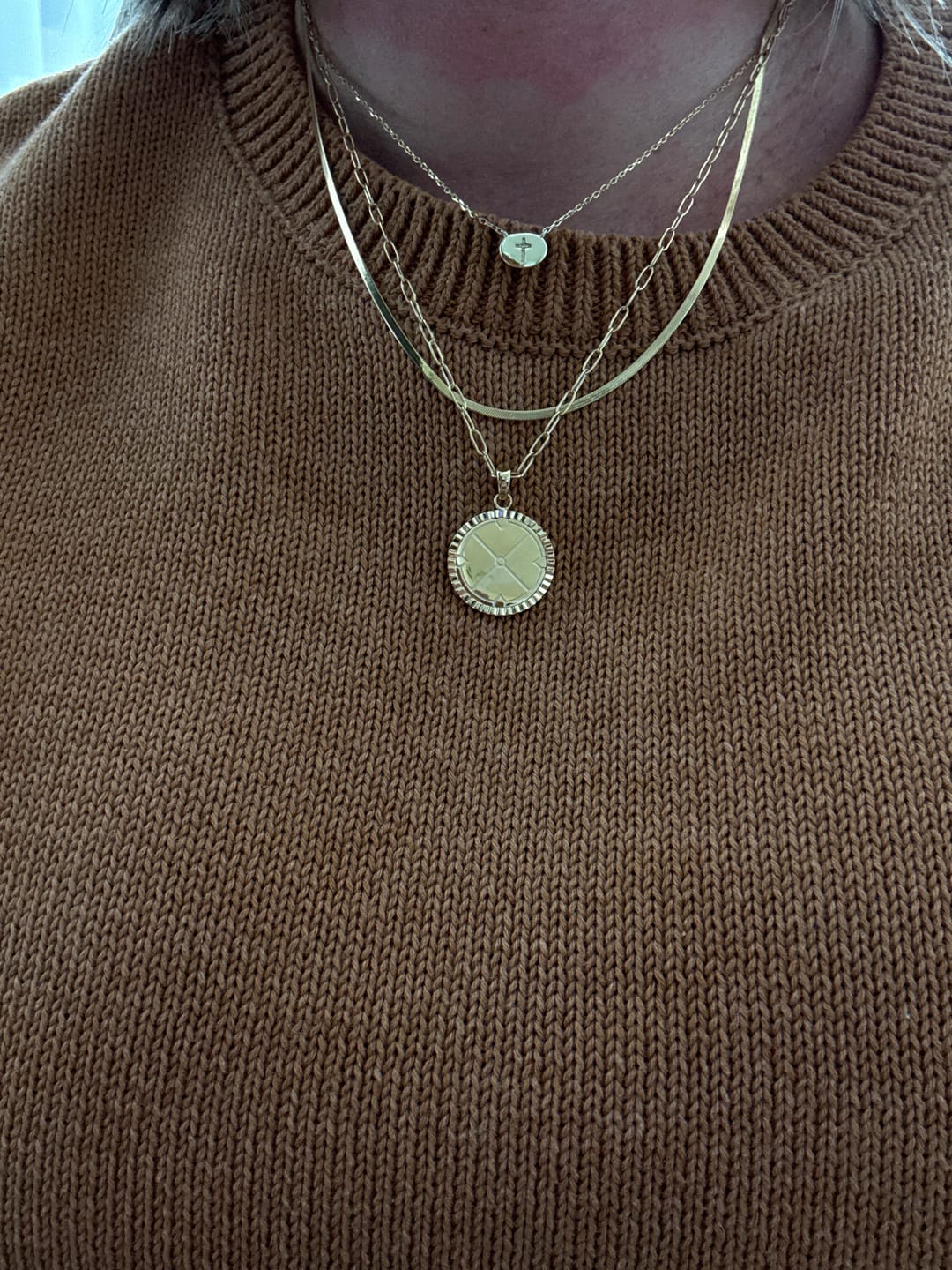 Customer photo review of Essentials Snake Chain Necklace