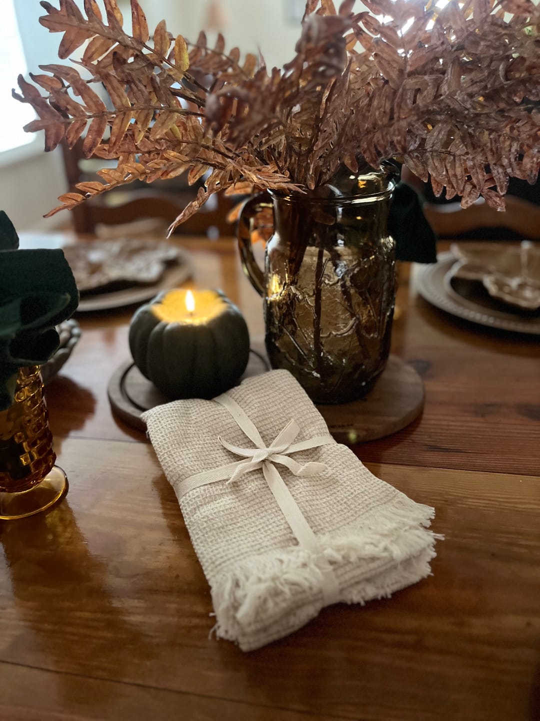 Customer photo review of Flameless Pumpkin Candles