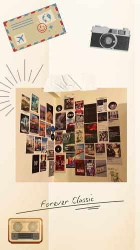 Customer photo review of MUSIC CD DECOR SET - ALTERNATIVE