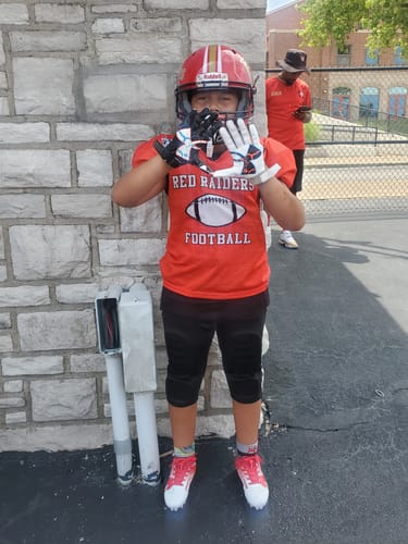 Customer photo review of Knuckles the Echidna Football Cleats - by Phenom Elite
