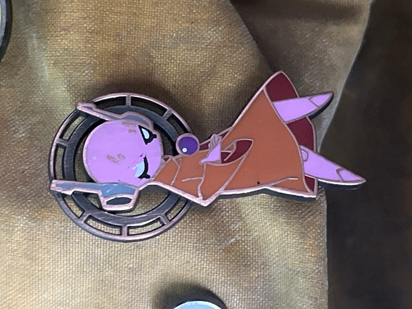 Customer photo review of Rain World - Random Synthetic God Pin