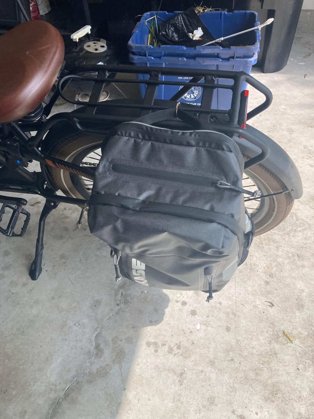 Customer photo review of Urbanator Backpack Pannier Combo
