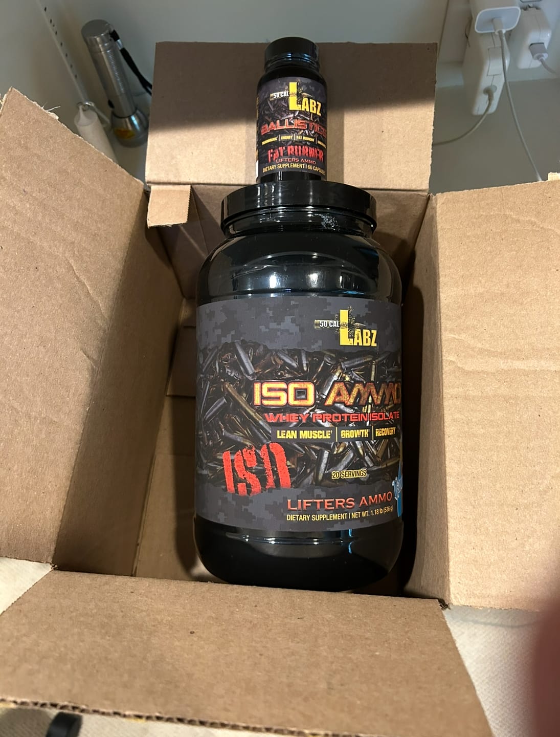 Customer photo review of Iso Ammo - Whey Protein Isolate