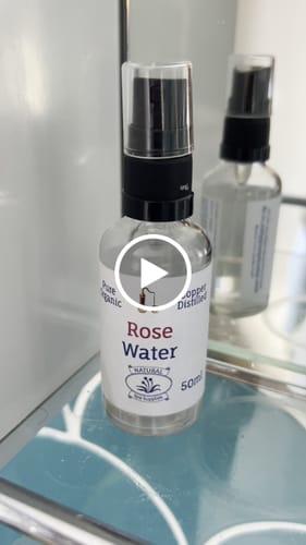 Customer video review of Pure Organic Copper Distilled Rose Water