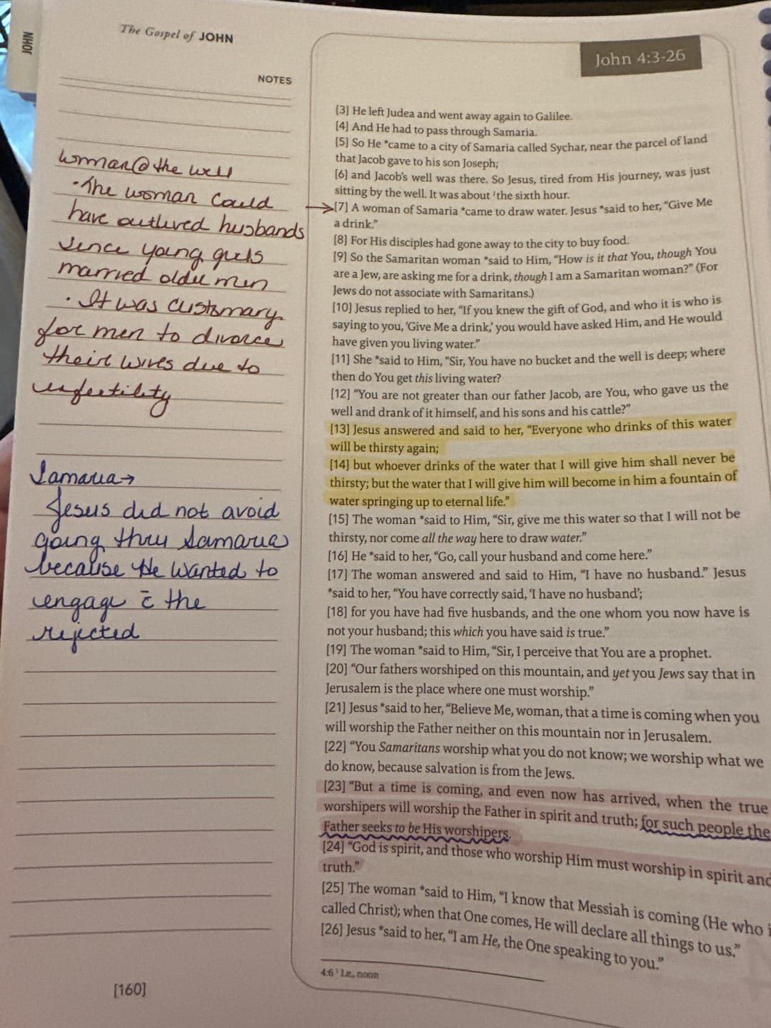 Customer photo review of Spiral Bible™ - NASB - New Testament - Flake