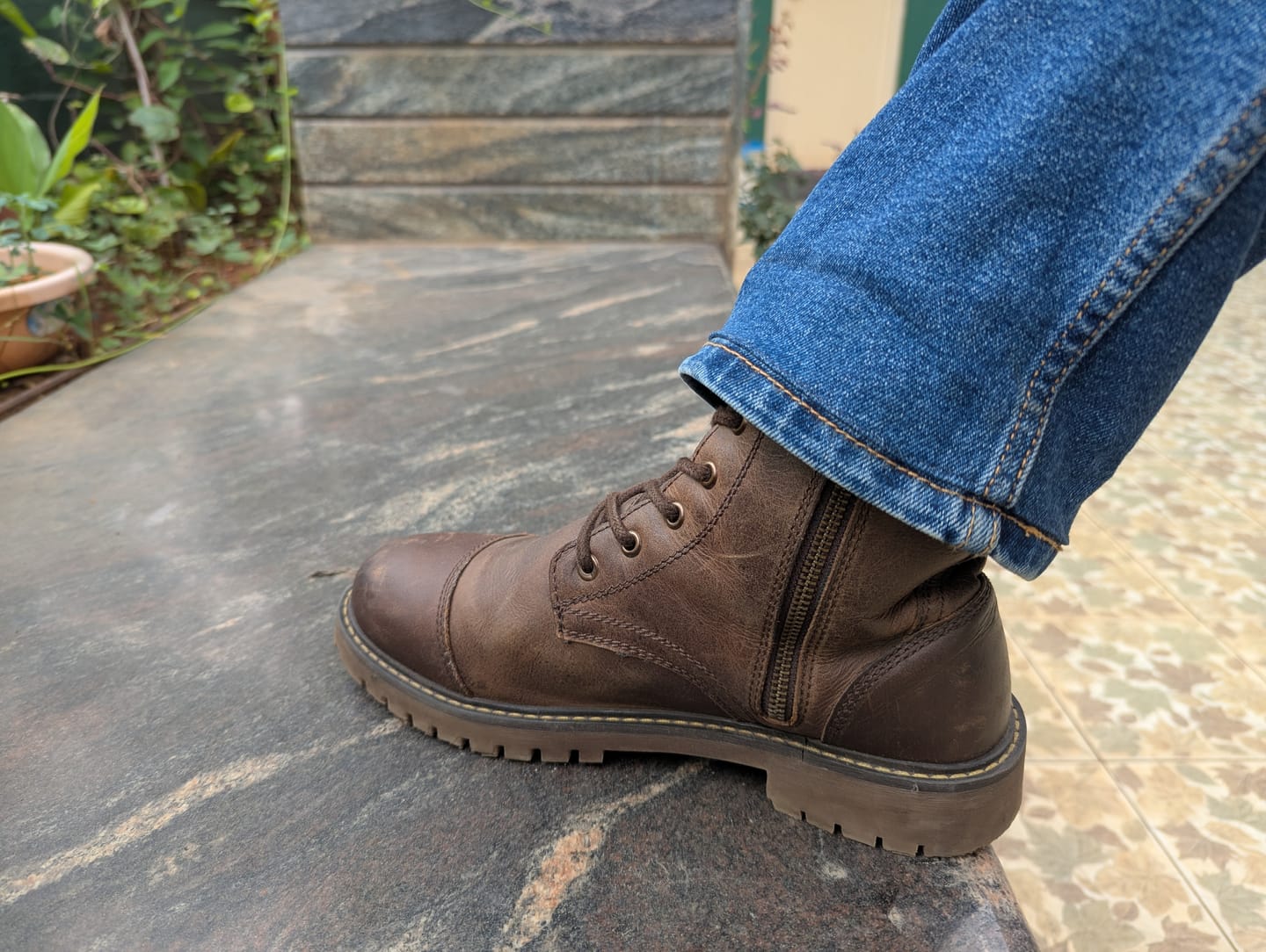 Customer photo review of boots brute mocha
