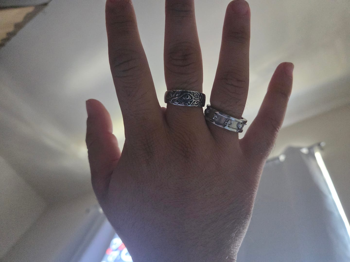 Customer photo review of PSYCHEDELIC LOVE RING