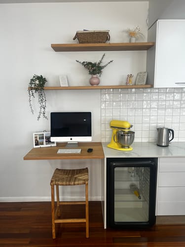 Customer photo review of Floating Desk