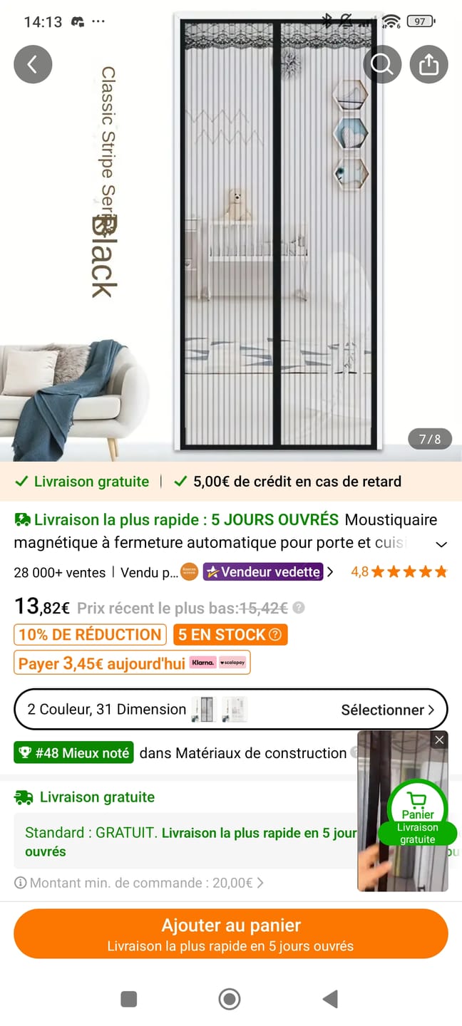 Customer photo review of Moustiqu'Out V2 | Grande taille