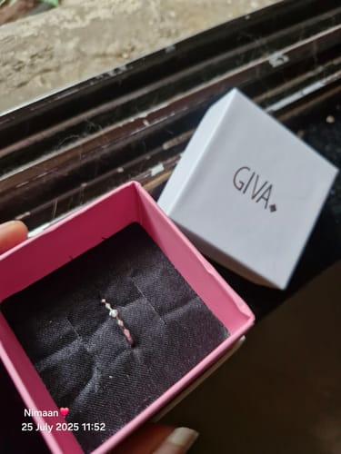 Customer photo review of Silver Flamme Ring