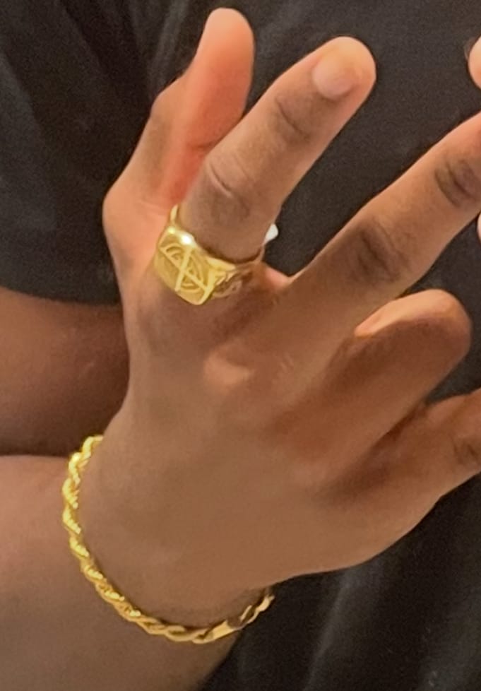 Customer photo review of Rope Bracelet (Gold) 5MM