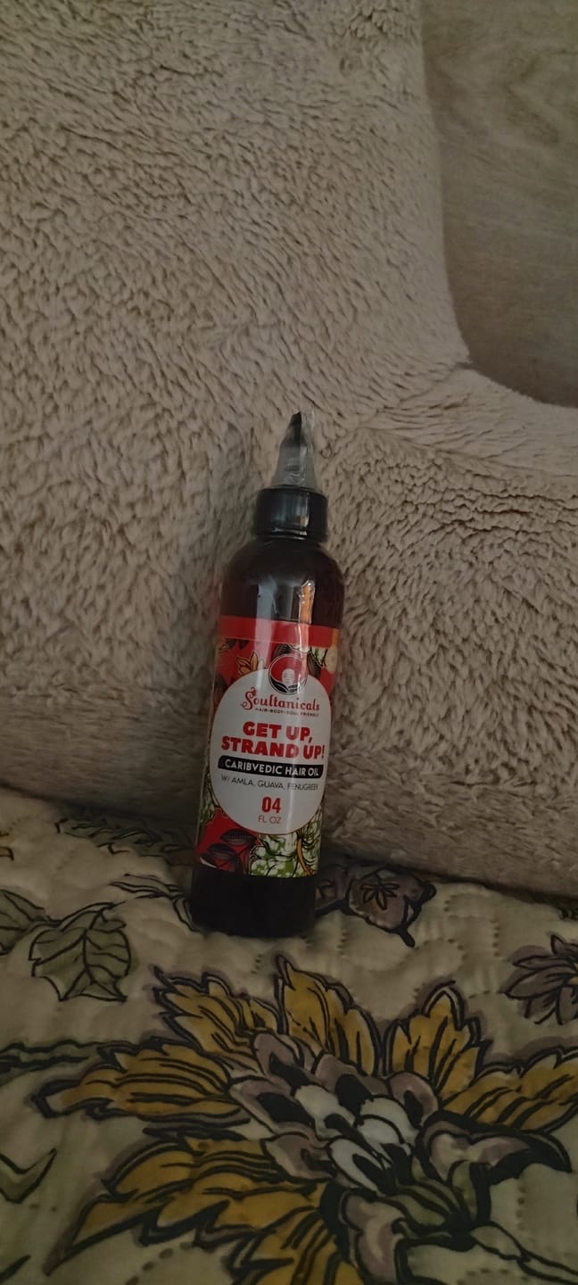 Customer photo review of Get Up, Strand Up! Caribvedic Hair Oil