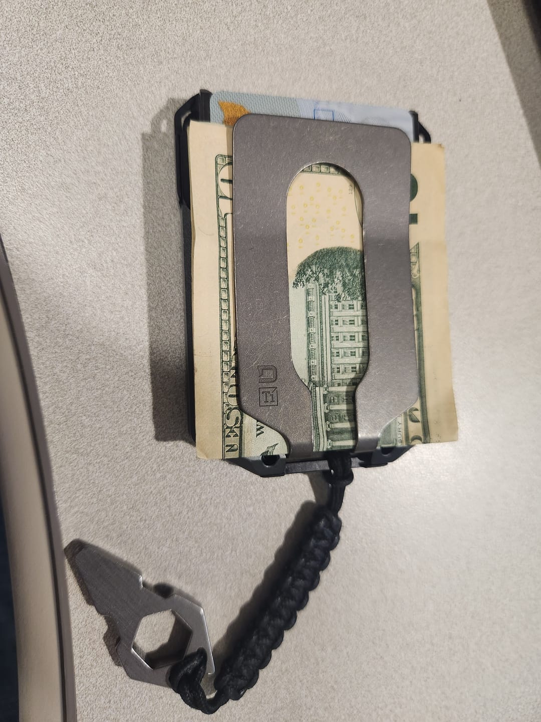 Customer photo review of M4 MAVERICK™ RAIL WALLET with TITANIUM CLIP
